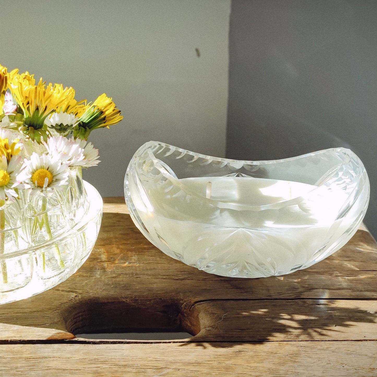 Vide poche verre ovale