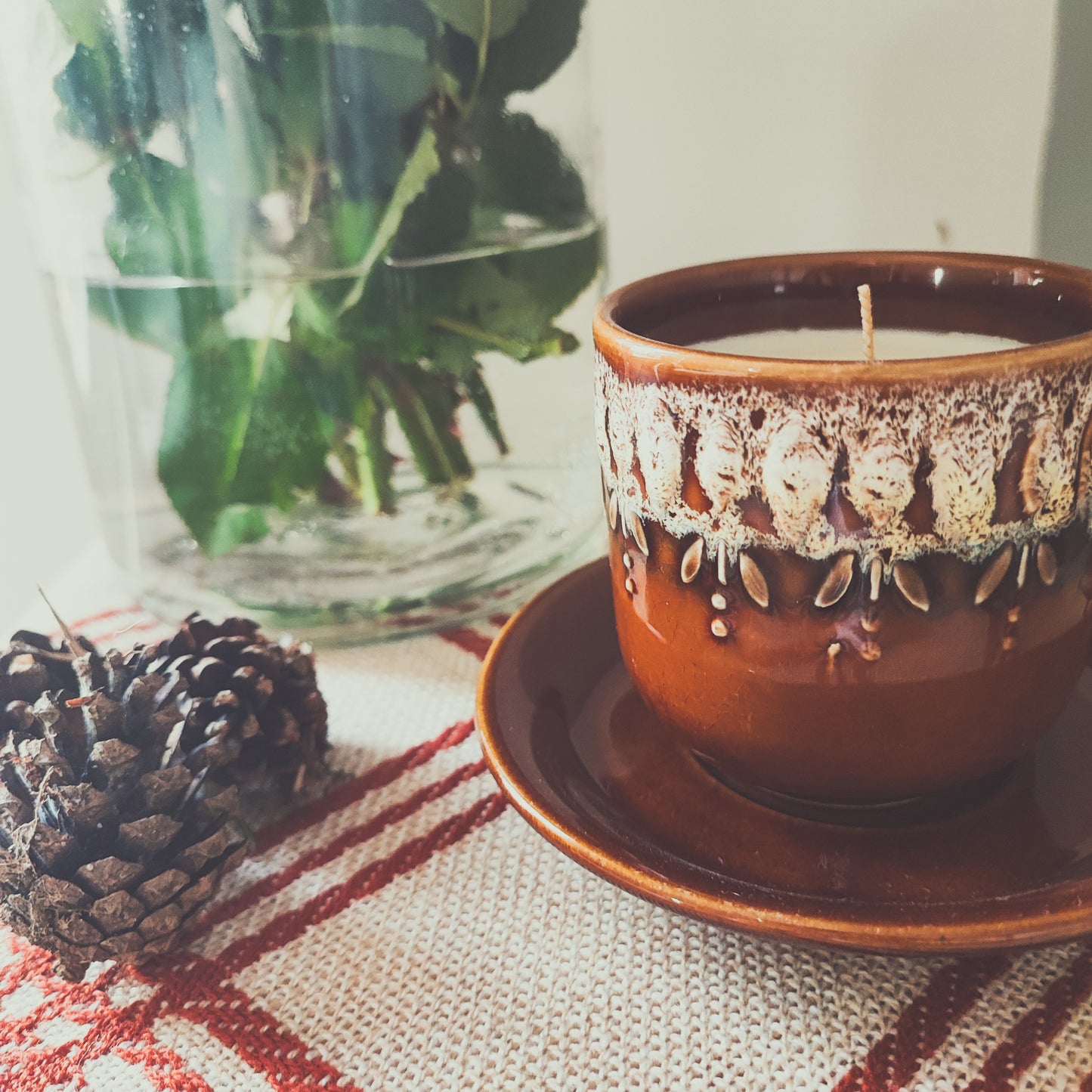 Tasse en faience de Sarreguemines