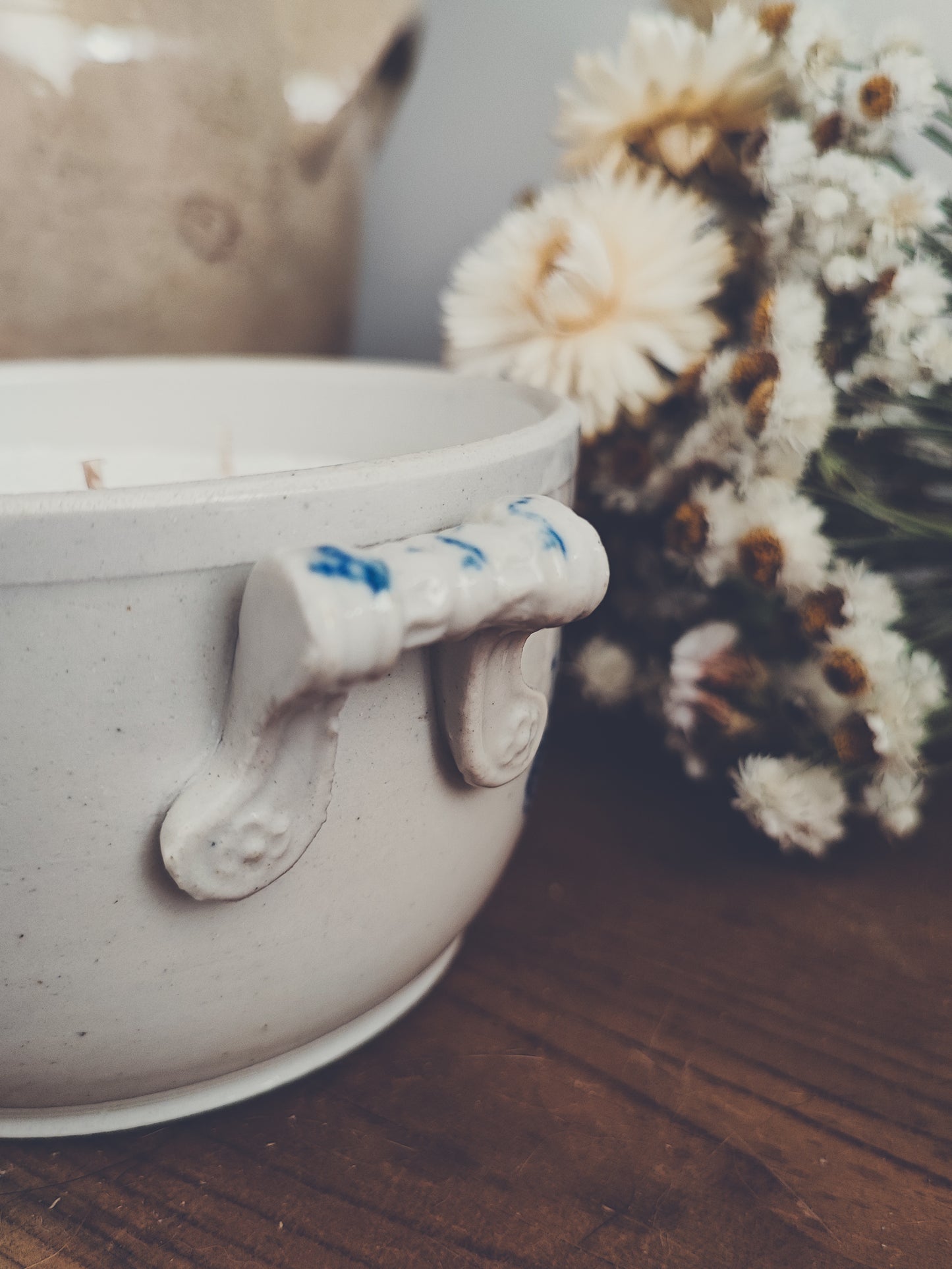 Ancienne petite soupière terre de fer