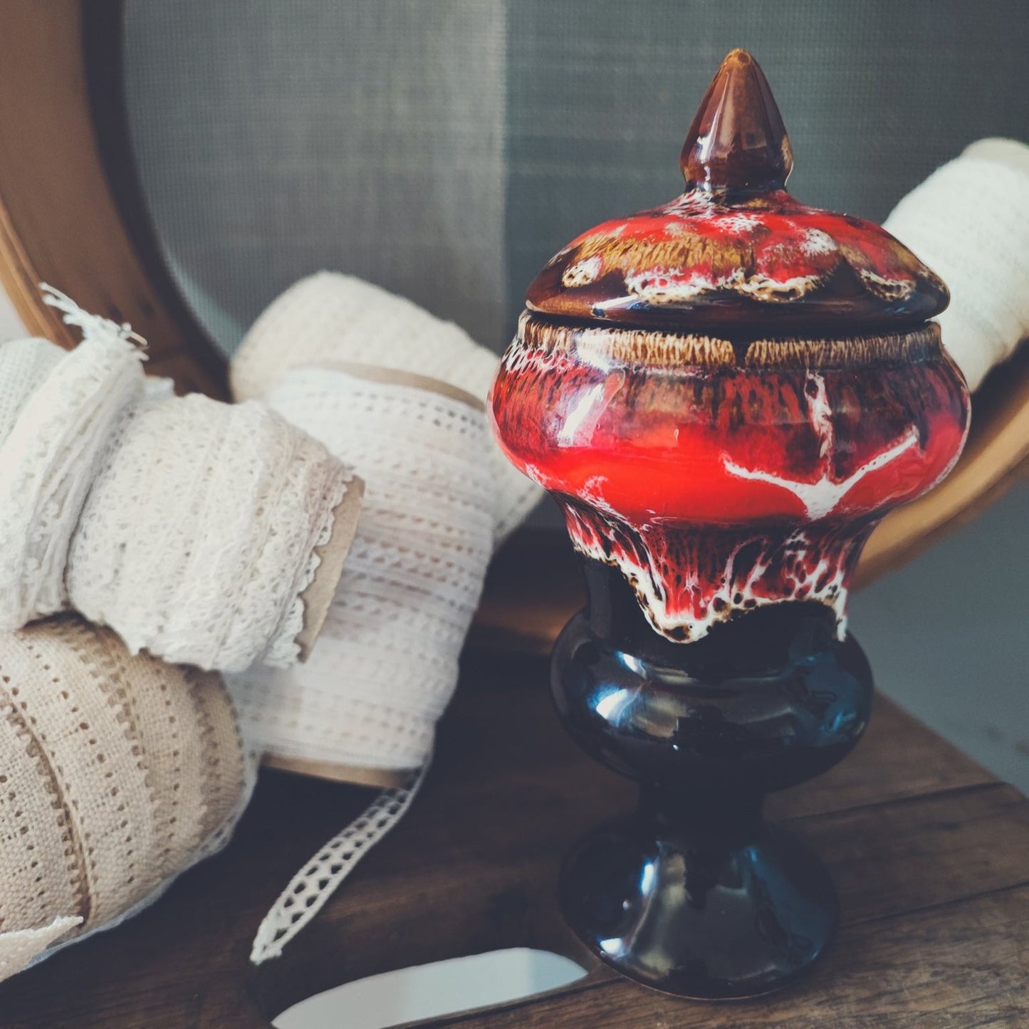Pot avec couvercle type Vallauris
