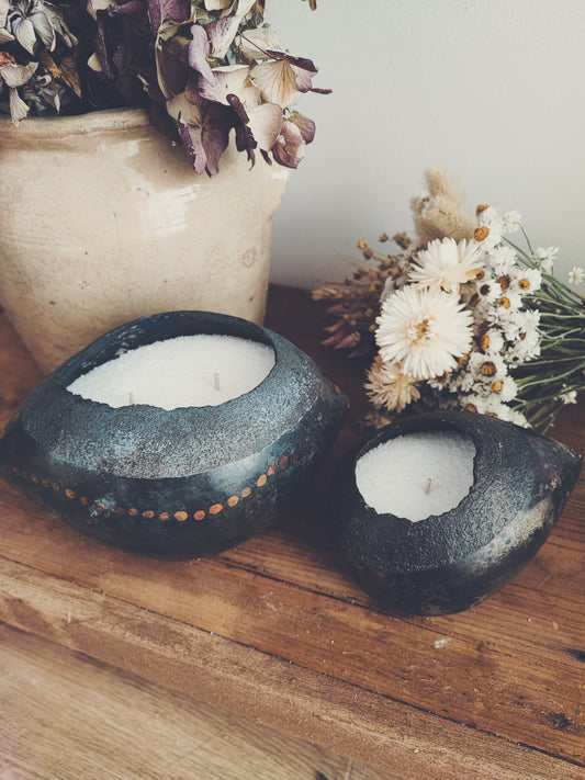 Duo de céramique noire