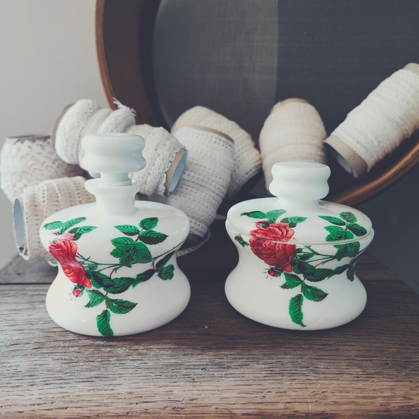 Duo opaline bougie - diffuseur