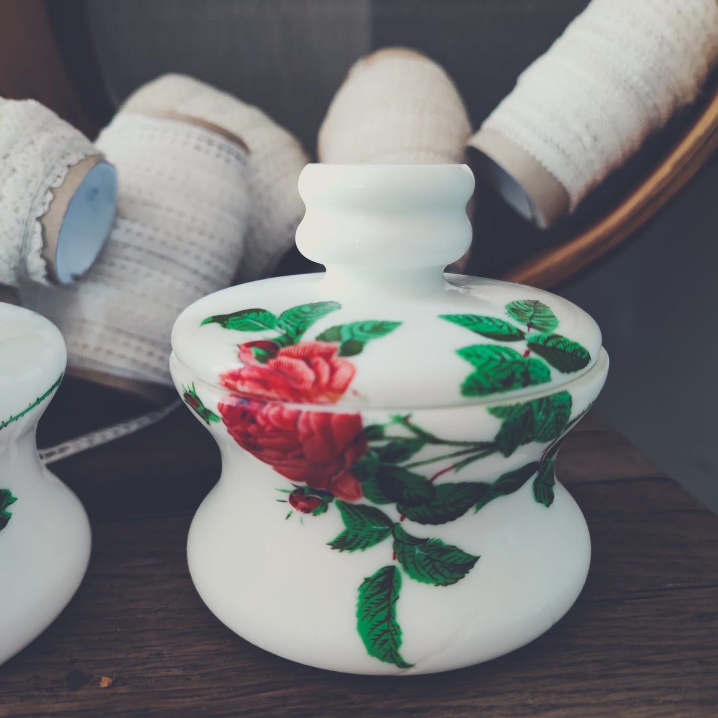 Duo opaline bougie - diffuseur