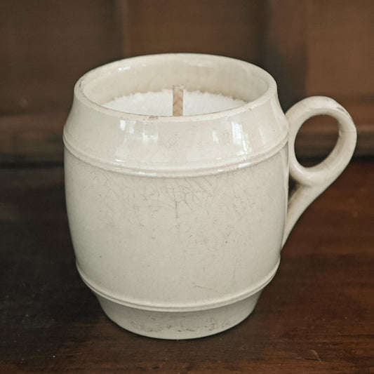 Tasse blanche anse ronde