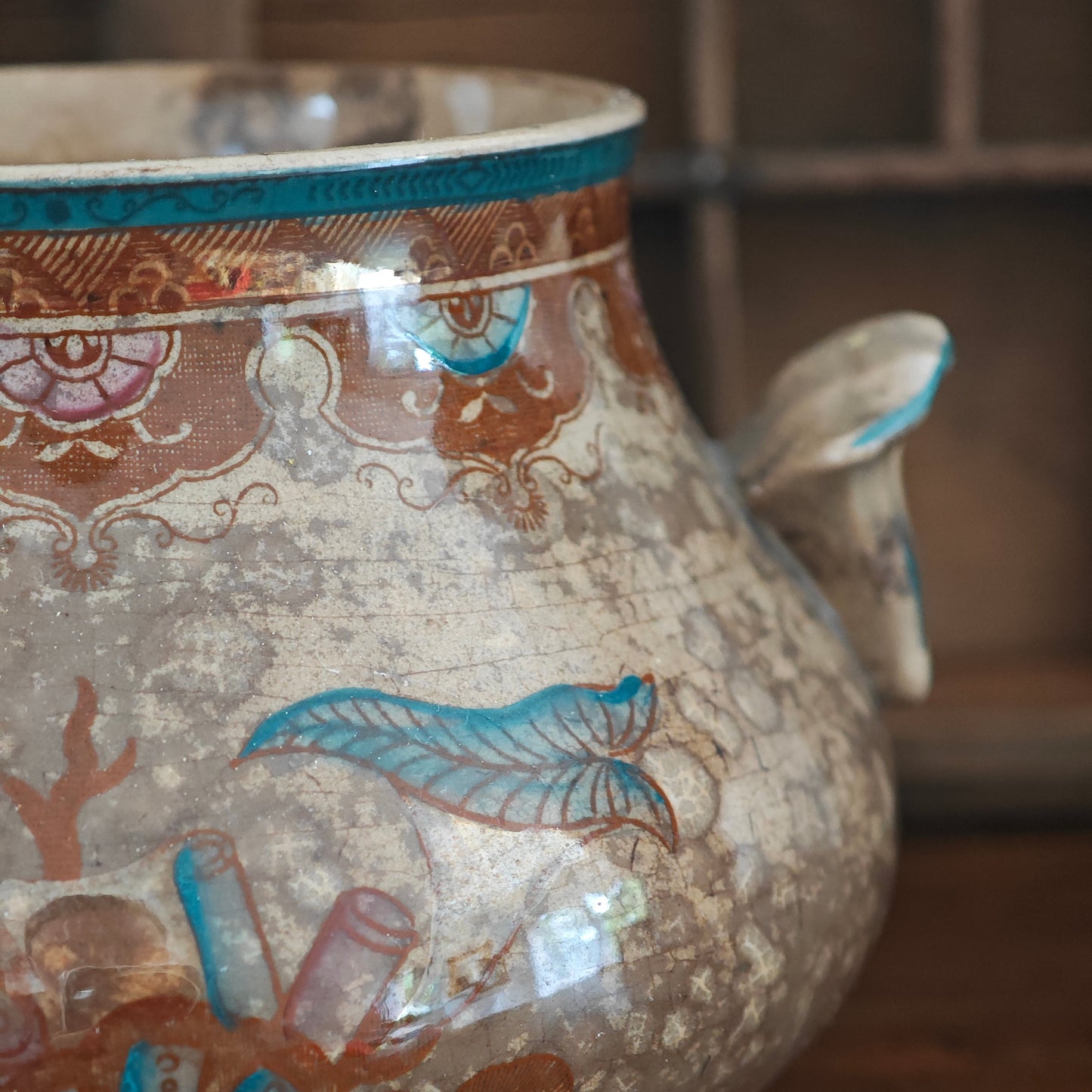 Pot japonisant Sarreguemines